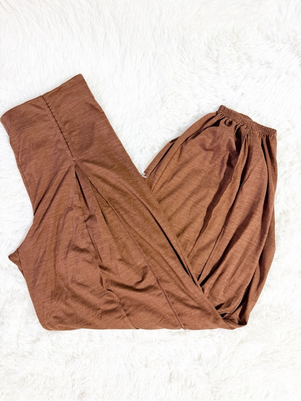 Free People Movement Brown Harem Jogger Pants Women’s Medium OB1911541